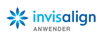 Logo von Invisalign® - Anbieter von unsichtbaren Zahnspangen. Diese bekommen Sie in der KIEFER Gemeinschaftspraxis für Kieferorthopädie in Erfurt.